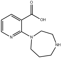 4-(3-CARBOXY-PYRIDIN-2-YL)-[1,4]DIAZEPANE-1-CARBOXYLIC ACID TERT-BUTYL ESTER Struktur