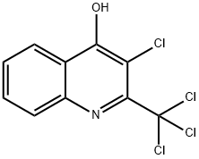 4-Quinolinol,  3-chloro-2-(trichloromethyl)- Struktur