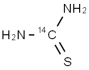 THIOUREA-14C Struktur