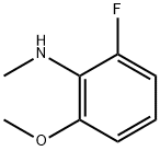 Benzenamine, 2-fluoro-6-methoxy-N-methyl- (9CI) Struktur