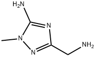 1H-1,2,4-Triazole-3-methanamine, 5-amino-N-methyl- (9CI) Struktur