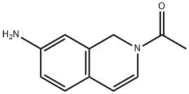 7-Isoquinolinamine,  2-acetyl-1,2-dihydro-  (9CI) Struktur