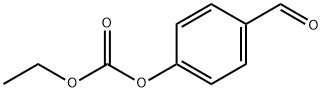 Carbonic acid ethyl 4-formylphenyl ester Struktur