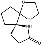 1,4-Dioxa-7-azadispiro[4.0.4.3]tridecan-8-one,(6R)-(9CI) Struktur