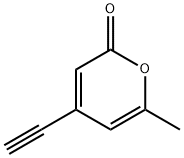 2H-Pyran-2-one, 4-ethynyl-6-methyl- (9CI) Struktur