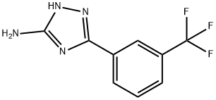 5-(3-(Trifluoromethyl)phenyl)-4H-1,2,4-triazol-3-amine Struktur