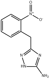 5-(2-Nitrobenzyl)-4H-1,2,4-triazol-3-amine Struktur