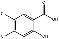 4,5-Dichloro-2-hydroxybenzoic acid Struktur