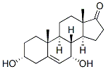 Androst-5-en-17-one, 3,7-dihydroxy-, (3alpha,7alpha)- (9CI) Struktur