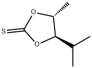 1,3-Dioxolane-2-thione,4-methyl-5-(1-methylethyl)-,trans-(9CI) Struktur