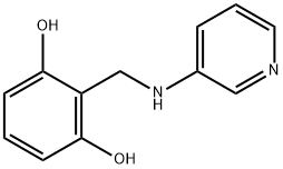 1,3-Benzenediol, 2-[(3-pyridinylamino)methyl]- (9CI) Struktur