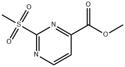 2-(甲基磺?；?嘧啶-4-甲酸乙酯, 503072-46-6, 結(jié)構(gòu)式