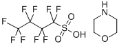 N-MORPHOLINIUM NONAFLUOROBUTANESULFONATE Struktur