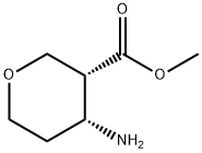 2H-Pyran-3-carboxylicacid,4-aminotetrahydro-,methylester,(3R,4R)-(9CI), 503168-22-7, 結(jié)構(gòu)式