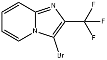 IMIDAZO[1,2-A]PYRIDINE, 3-BROMO-2-(TRIFLUOROMETHYL)- Struktur