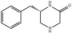 Piperazinone, 6-(phenylmethyl)-, (6S)- (9CI) Struktur