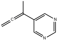 Pyrimidine, 5-(1-methyl-1,2-propadienyl)- (9CI) Struktur