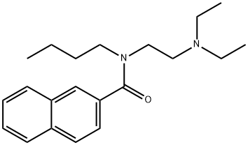 N-Butyl-N-[2-(diethylamino)ethyl]-2-naphthalenecarboxamide Struktur