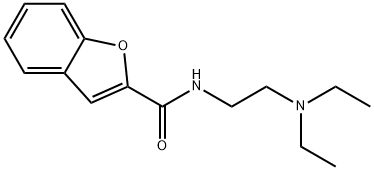 N-[2-(Diethylamino)ethyl]-2-benzofurancarboxamide Struktur