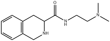 N-[2-(Dimethylamino)ethyl]-1,2,3,4-tetrahydro-3-isoquinolinecarboxamide Struktur