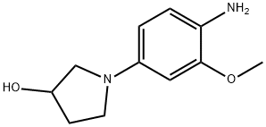 1-(4-AMINO-3-METHOXYPHENYL)-3-PYRROLIDINOL Struktur