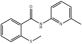 Benzamide, N-(6-methyl-2-pyridinyl)-2-(methylthio)- (9CI) Struktur