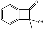 Bicyclo[4.2.0]octa-1,3,5-trien-7-one, 8-hydroxy-8-methyl- (9CI) Struktur