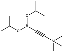 2-(TRIMETHYLSILYL)ACETYLENE-1-BORONIC ACID DIISOPROPYL ESTER Struktur