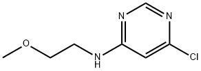 6-Chloro-N-(2-methoxyethyl)-4-pyrimidinamine Struktur