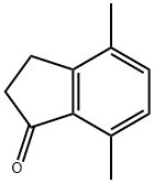 4,7-dimethyl-2,3-dihydroinden-1-one Struktur