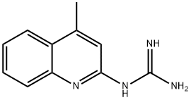 Guanidine, (4-methyl-2-quinolinyl)- (9CI) Struktur