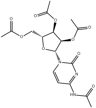 N-Acetyl-2'-O,3'-O,5'-O-triacetylcytidine Struktur