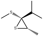 Thiirane, 3-methyl-2-(1-methylethyl)-2-(methylthio)-, cis- (9CI) Struktur