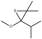 Thiirane, 2-methoxy-3,3-dimethyl-2-(1-methylethyl)- (9CI) Struktur