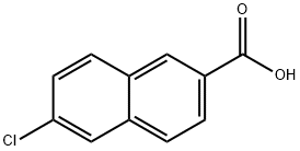 6-Chloro-2-naphthoic acid Struktur