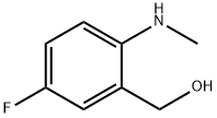 Benzenemethanol, 5-fluoro-2-(methylamino)- (9CI) Struktur