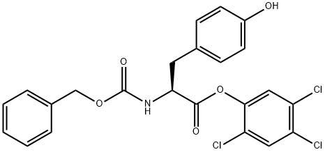 N-[(Benzyloxy)carbonyl]-L-tyrosine 2,4,5-trichlorophenyl ester Struktur