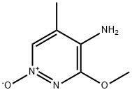 4-Pyridazinamine,  3-methoxy-5-methyl-,  1-oxide Struktur