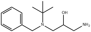 1-amino-3-[(1,1-dimethylethyl)(phenylmethyl)amino]propan-2-ol Struktur