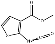 methyl 2-isocyanatothiophene-3-carboxylate(SALTDATA: FREE) Struktur