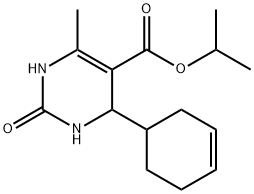 5-Pyrimidinecarboxylicacid,4-(3-cyclohexen-1-yl)-1,2,3,4-tetrahydro-6-methyl-2-oxo-,1-methylethylester(9CI) Struktur