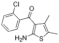 2-AMino-3-(2-chlorobenzoyl)-4,5-diMethylthiophene Struktur