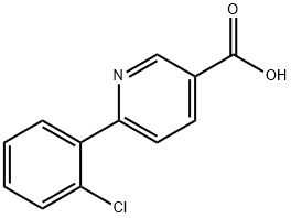 4-(2-Chlorophenyl)benzoic acid Struktur