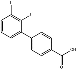 4-(2,3-Difluorophenyl)benzoic acid Struktur