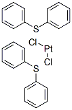 dichlorobis[1,1'-thiobis[benzene]]platinum  Struktur