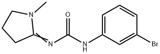 1-(m-Bromophenyl)-3-(1-methylpyrrolidin-2-ylidene)urea Struktur