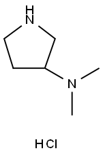 N,N-diMethylpyrrolidin-3-aMine dihydrochloride Struktur