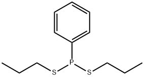 Phenylphosphonodithious acid dipropyl ester Struktur