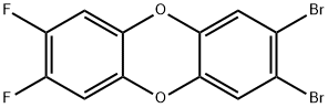 2,3-Dibromo-7,8-difluorodibenzo-p-dioxin Struktur