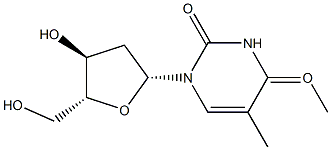 Thymidine, 4-O-methyl- Struktur